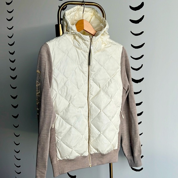 Canada Goose Cream/Beige Puffer Sweater Small - Picture 2 of 6